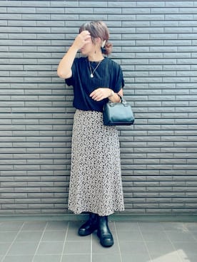 「ボストンバッグ」｜nenekokoさん（レディース・163cm）の夏コーディネート