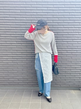 「アイテム（パンプス）」を使った、nenekokoさん（レディース・163cm）の夏コーディネート