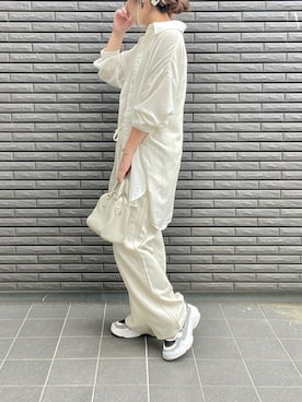 「ボストンバッグ」｜nenekokoさん（レディース・163cm）の春コーディネート