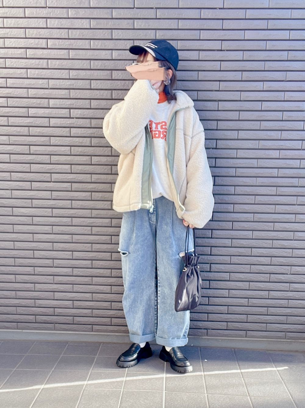 トレーナー/スウェット isook  College logo over sweat(mi select ISOOK（アイスー）の「College logo over sweat / カレッジロゴ