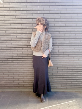 nenekokoさん(レディース・163cm)の冬コーディネート