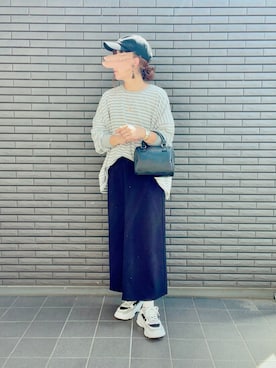 「ボストンバッグ」｜nenekokoさん（レディース・163cm）の夏コーディネート