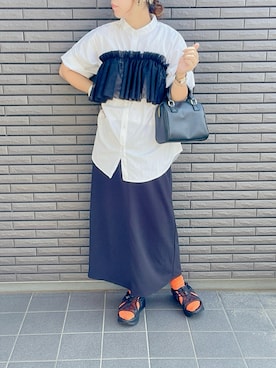 「スターティングオーバー」｜「アイテム（サンダル）」を使った、nenekokoさん（レディース・163cm）の夏コーディネート