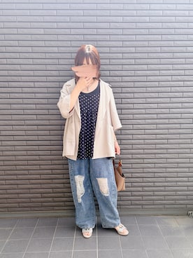 「Bifrost（ビフレスト）のアイテム」を使った、nenekokoさん（レディース・163cm）の夏コーディネート