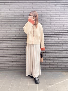 「LEPSIM（レプシィム）のアイテム」を使った、nenekokoさん（レディース・163cm）の秋コーディネート