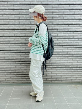 「NEW BALANCE（ニューバランス）のNEW BALANCE/ニューバランス CM996（スニーカー）」を使った、nenekokoさん（レディース・163cm）の春コーディネート