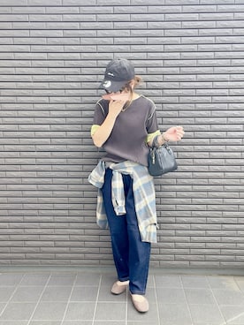 「アイテム（パンプス）」を使った、nenekokoさん（レディース・163cm）の秋コーディネート