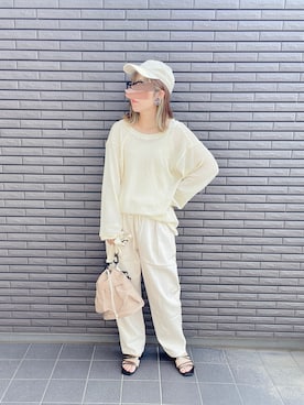 「スターティングオーバー」｜「アイテム（サンダル）」を使った、nenekokoさん（レディース・163cm）の夏コーディネート