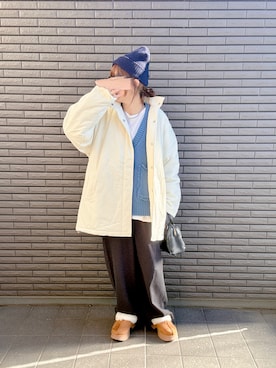 「ILL'S（イルズ）のアイテム」を使った、nenekokoさん（レディース・163cm）の冬コーディネート