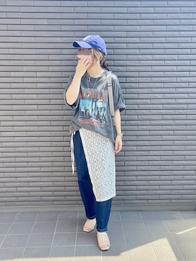 「アイテム（サンダル）」を使った、nenekokoさん（レディース・163cm）の秋コーディネート