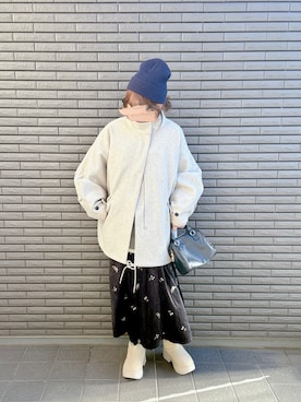 「Java（ジャバ）のアイテム」を使った、nenekokoさん（レディース・163cm）の冬コーディネート