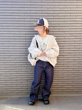 「アイテム（ボディバッグ/ウエストポーチ）」を使った、nenekokoさん（レディース・163cm）の冬コーディネート