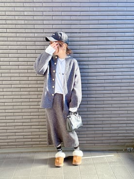 「reca（レカ）のアイテム」を使った、nenekokoさん（レディース・163cm）の冬コーディネート