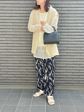 「ボストンバッグ」｜nenekokoさん（レディース・163cm）の夏コーディネート