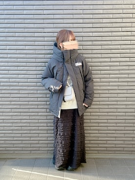 「アイテム（ワンピース/ドレス）」を使った、nenekokoさん（レディース・163cm）の冬コーディネート