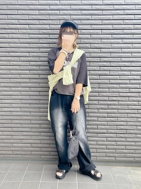 「スターティングオーバー」｜「アイテム（サンダル）」を使った、nenekokoさん（レディース・163cm）の夏コーディネート