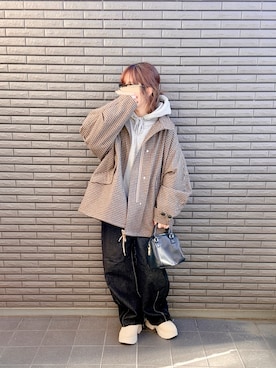 「Java（ジャバ）のアイテム」を使った、nenekokoさん（レディース・163cm）の冬コーディネート