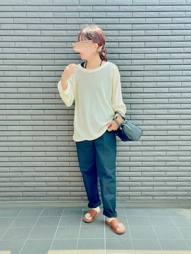 「ボストンバッグ」｜nenekokoさん（レディース・163cm）の夏コーディネート