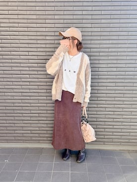 「しまむら（シマムラ）のアイテム」を使った、nenekokoさん（レディース・163cm）の秋コーディネート