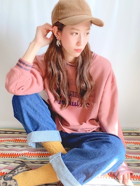 「ESPERANZA（エスペランサ）のアイテム（スリッポン）」を使った、msmさん（レディース・163cm）の秋コーディネート