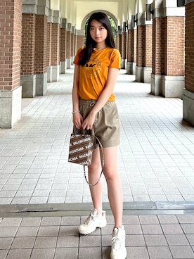 「BALENCIAGA」｜「アイテム（その他）」を使った、ベル 🇹🇼💕 さん（レディース・168cm）の夏コーディネート