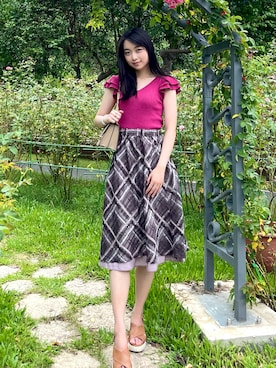 「any SiS（エニィスィス）のアイテム」を使った、ベル 🇹🇼💕 さん（レディース・168cm）の夏コーディネート