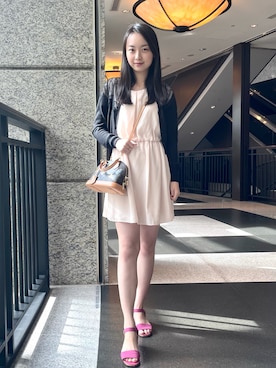 「LouisVuitton」｜「アイテム（ノーカラージャケット）」を使った、ベル 🇹🇼💕 さん（レディース・168cm）の秋コーディネート