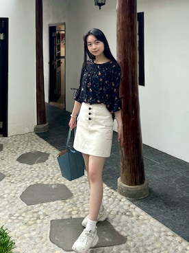 「Heather（ヘザー）のアイテム（トップス）」を使った、ベル 🇹🇼💕 さん（レディース・168cm）の冬コーディネート