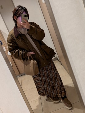 「Samansa Mos2（サマンサ モスモス）のアイテム」を使った、asu🍋(復活)さん（レディース・152cm）の冬コーディネート