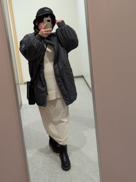 「Avail（アベイル）のアイテム」を使った、asu🍋(復活)さん（レディース・152cm）の冬コーディネート