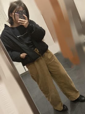 「インスタやってます」｜「アイテム（その他）」を使った、asu🍋さん（レディース・152cm）の秋コーディネート