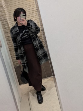 「Honeys（ハニーズ）のアイテム」を使った、asu🍋(復活)さん（レディース・152cm）の冬コーディネート