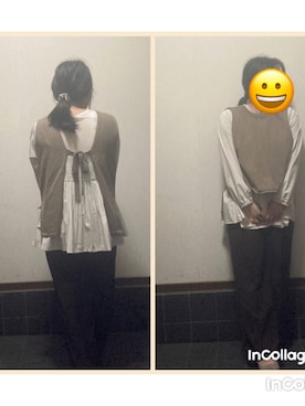「インスタやってます」｜「アイテム（その他）」を使った、asu🍋さん（レディース・152cm）の秋コーディネート