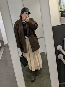 「DAISO（DAISO）のアイテム」を使った、asu🍋(復活)さん（レディース・152cm）の冬コーディネート