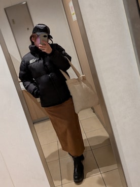 「DAISO（DAISO）のアイテム」を使った、asu🍋(復活)さん（レディース・152cm）の冬コーディネート