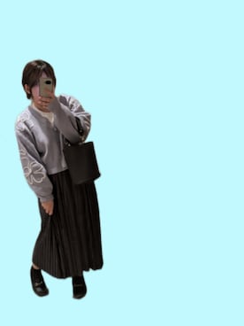 「アイテム（ローファー）」を使った、asu🍋さん（レディース・152cm）の秋コーディネート