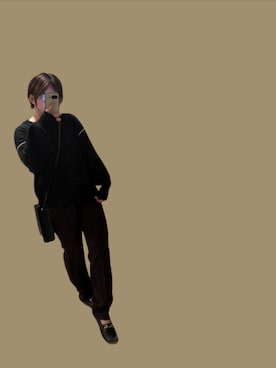 「アイテム（ローファー）」を使った、asu🍋さん（レディース・152cm）の秋コーディネート