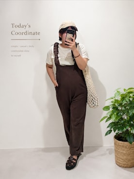 「Avail（アベイル）のアイテム」を使った、asu🍋(復活)さん（レディース・152cm）の夏コーディネート