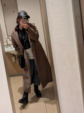 「DAISO（DAISO）のアイテム」を使った、asu🍋(復活)さん（レディース・152cm）の冬コーディネート