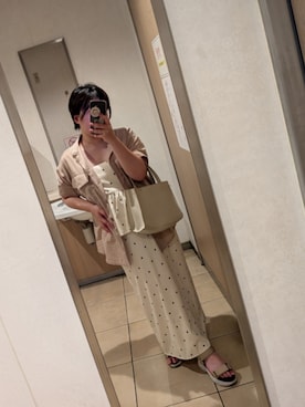 「Lattice（Lattice）のアイテム」を使った、asu🍋(復活)さん（レディース・152cm）の夏コーディネート