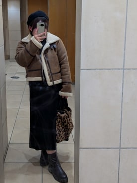 「Honeys（ハニーズ）のアイテム」を使った、asu🍋(復活)さん（レディース・152cm）の冬コーディネート