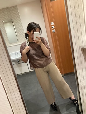 「インスタやってます」｜「アイテム（その他）」を使った、asu🍋さん（レディース・152cm）の夏コーディネート