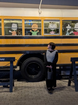 「アイテム（イヤリング）」を使った、asu🍋さん（レディース・152cm）の秋コーディネート