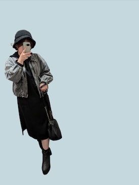 「アイテム（ワンピース/ドレス）」を使った、asu🍋さん（レディース・152cm・20代）の秋コーディネート