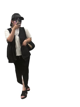 「アイテム（ベスト）」を使った、asu🍋さん（レディース・152cm・20代）の夏コーディネート