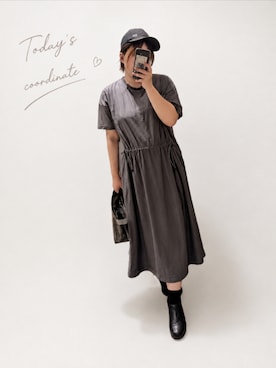 「インスタやってますのインスタ始めました（その他、ホワイト系）」を使った、asu🍋(復活)さん（レディース・152cm）の夏コーディネート