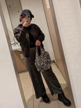 「アイテム（その他トップス）」を使った、asu🍋(復活)さん（レディース・152cm）の冬コーディネート