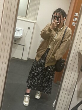 「インスタやってます」｜「アイテム（その他）」を使った、asu🍋さん（レディース・152cm）の秋コーディネート