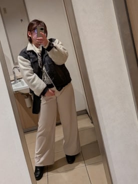 「Avail（アベイル）のアイテム」を使った、asu🍋(復活)さん（レディース・152cm）の冬コーディネート