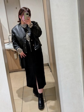 「Honeys（ハニーズ）のアイテム」を使った、asu🍋(復活)さん（レディース・152cm）の春コーディネート